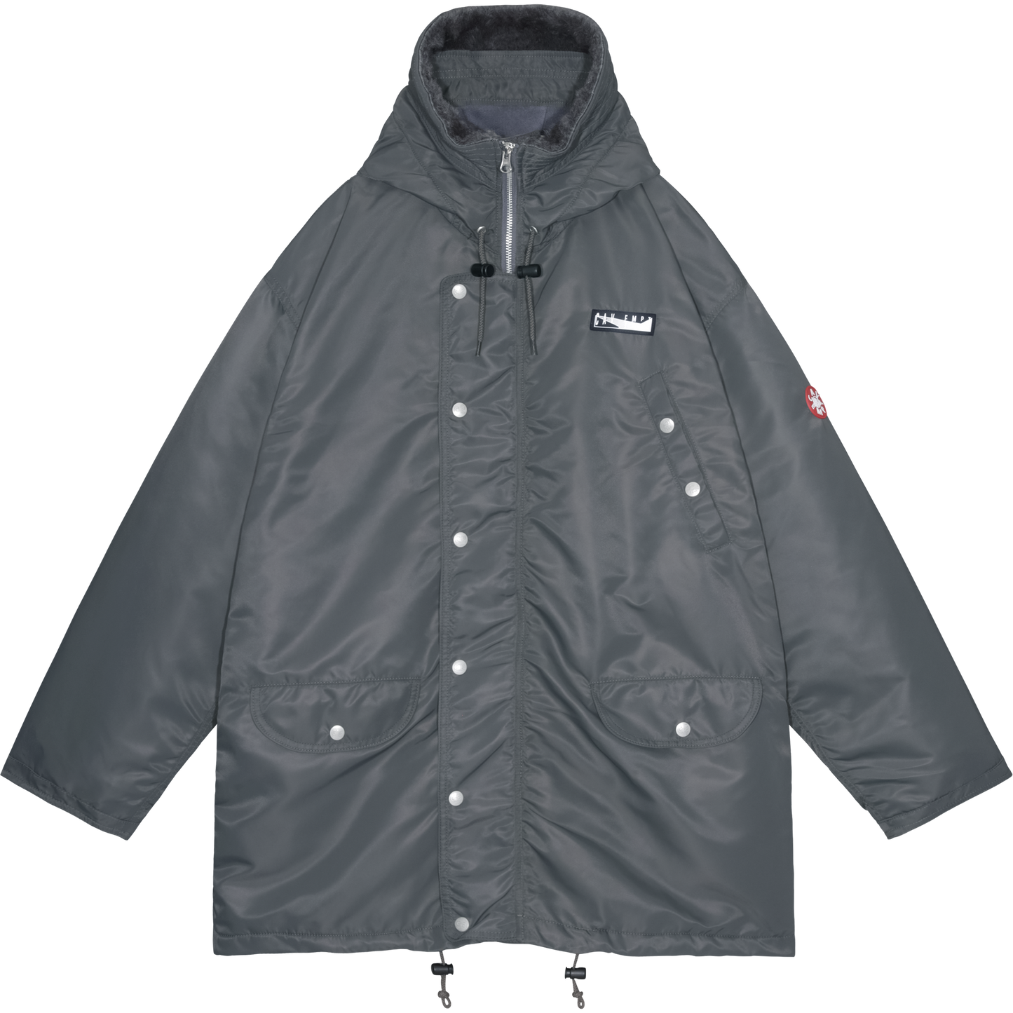 SYNTH FUR HOOD ZIP COAT