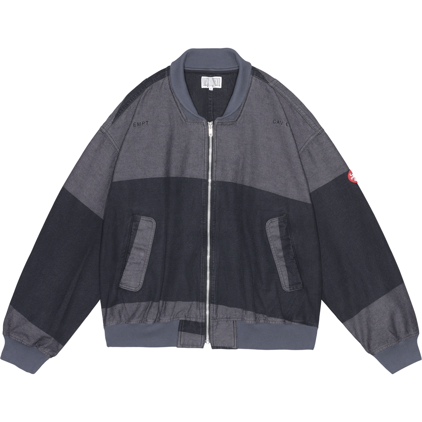 OVERDYE STRIPE ZIP JACKET