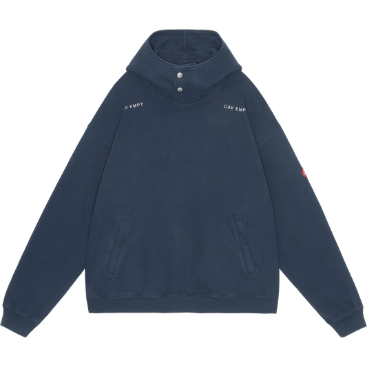 NECK SNAP DBL KNIT HOODY