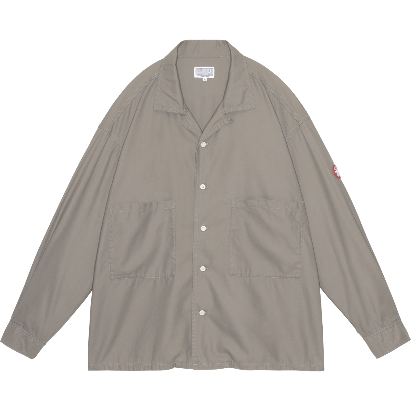 COTTON TWILL OPEN SHIRT