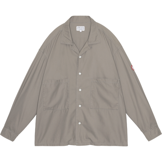 COTTON TWILL OPEN SHIRT
