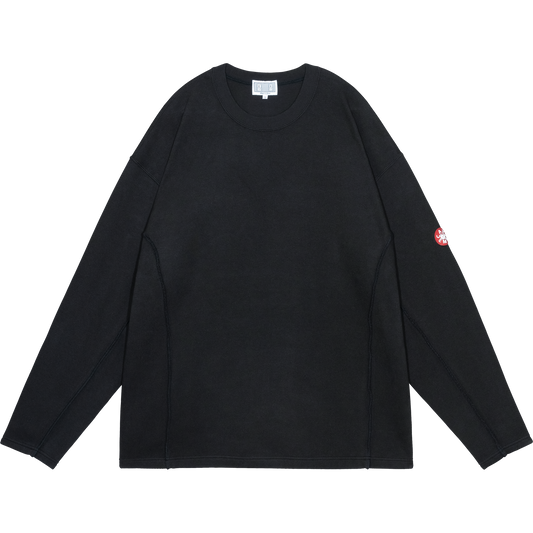 SIDE SEAM DBL KNIT LONG SLEEVE