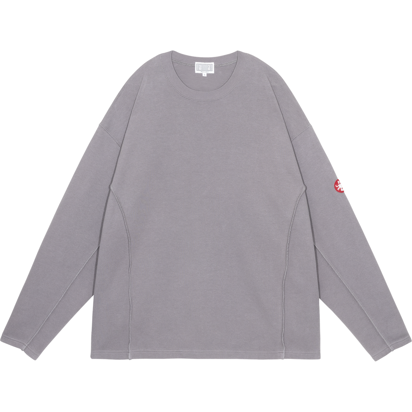 SIDE SEAM DBL KNIT LONG SLEEVE