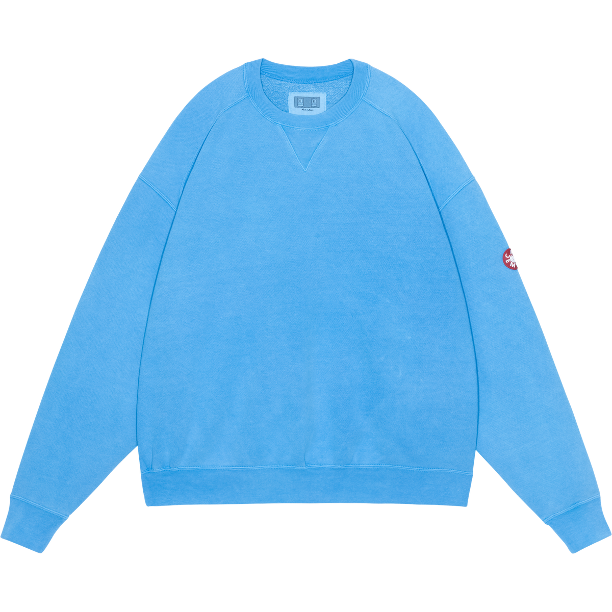 OVERDYE PANEL SHOULDER CREW NECK