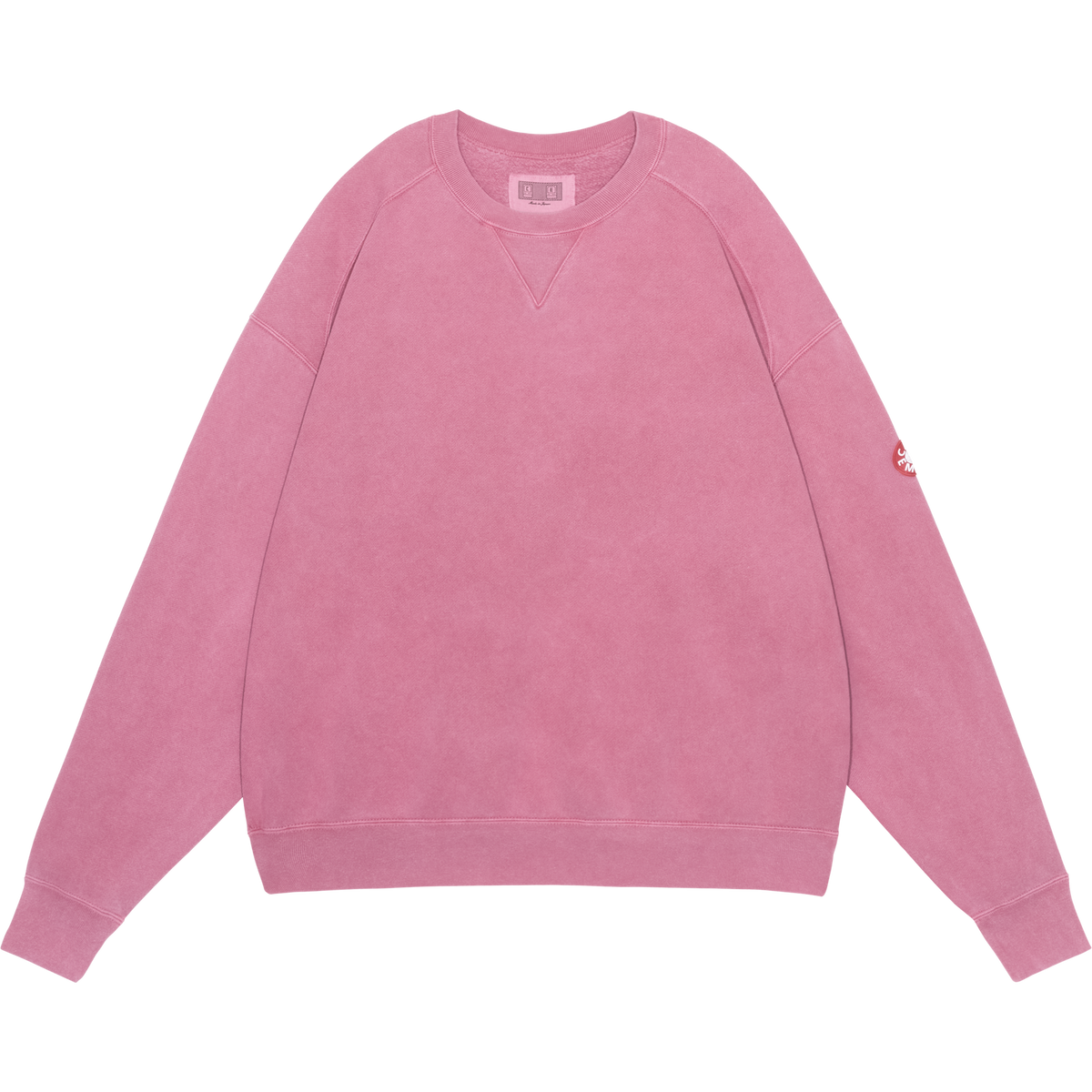 OVERDYE PANEL SHOULDER CREW NECK