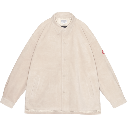 WELT POCKETS SUEDE SHIRT JACKET
